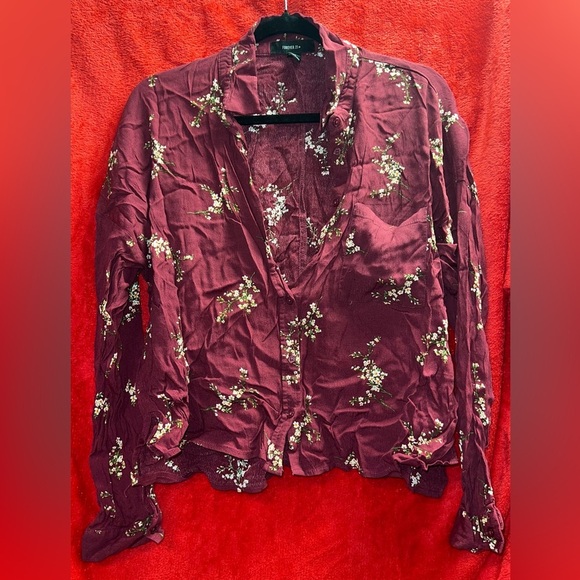 Floral Plus Size Top - Picture 1 of 5